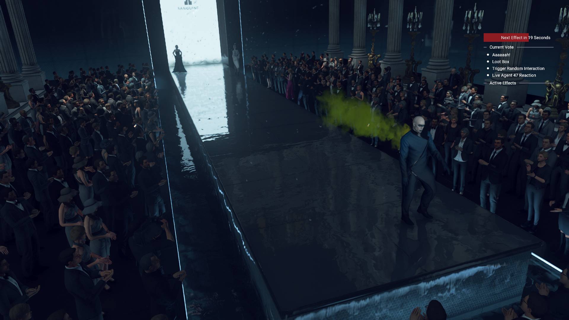 Chaos Mod effect: 47's Flatulence